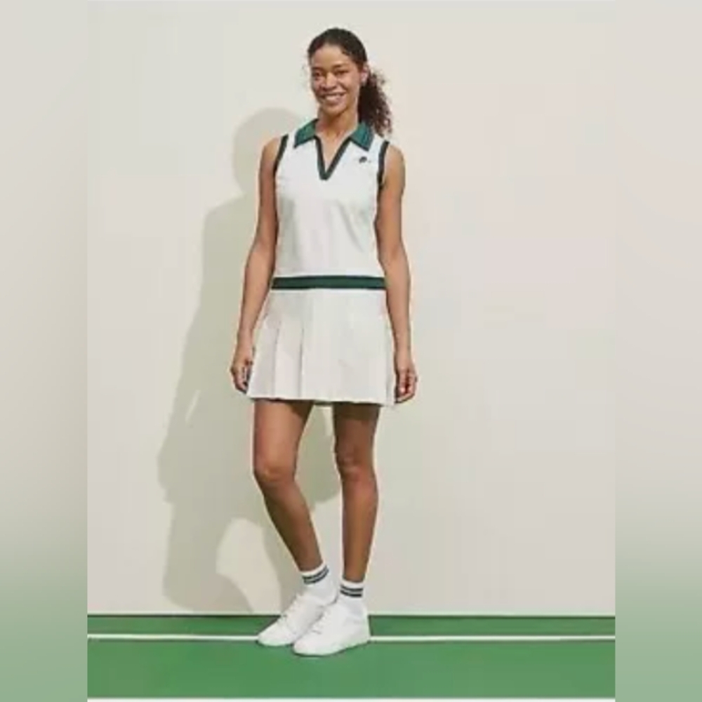 Prince White and Green Tennis Dress